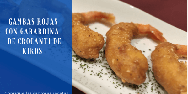 Gambas Rojas con Gabardina